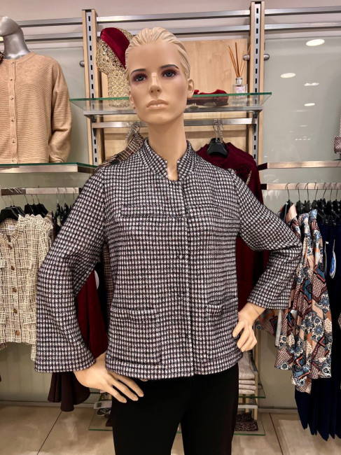 Жакет с люрексом - фото