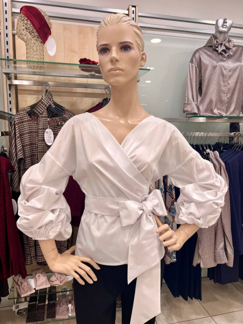 Блуза буфы - фото