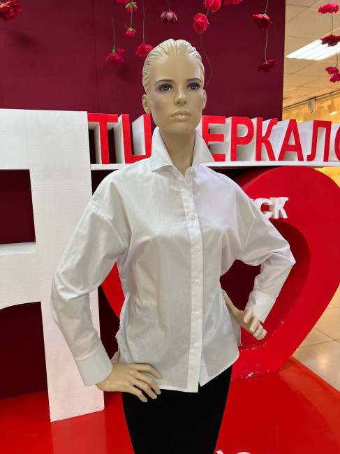 Блуза пышный рукав - фото