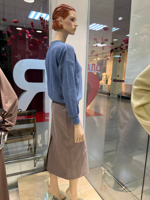 Юбка бежевая - фото2