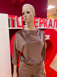 Джемпер бархатный- фото